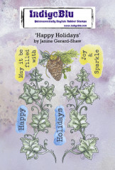 Rubber Stamps - Happy Holidays