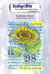 Unmounted Rubber Stamps - Sunflower Bloom