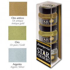 Stamperia Star Colors - Gold Silver Antique Gold