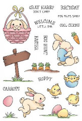 LDRS Creative Clear Stamps - Hoppy Egg Hunt