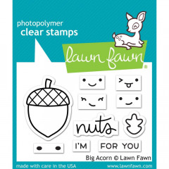 Lawn Fawn Clear Stamps - Big Acorn