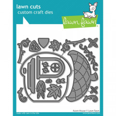 Lawn Cuts Custom Craft Dies - Acorn House