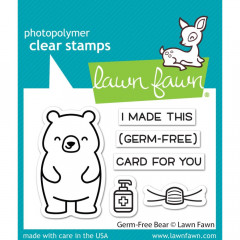 Lawn Fawn Clear Stamps - Germ-Free Bear