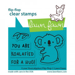 Lawn Fawn Clear Stamps - I Love You (Calyptus) Flip-Flop