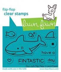 Lawn Fawn Clear Stamps - Duh-nuh Flip-Flop