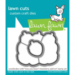 Lawn Cuts Custom Craft Dies - How You Bean? Strawberries Add-On