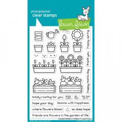 Lawn Fawn Clear Stamps - Garden Before n Afters