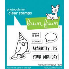 Lawn Fawn Clear Stamps - Year Twelve