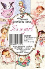 It is a Girl Mini Paper Pack