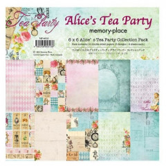Memory Place Alices Tea Party 6x6 Paper Pack