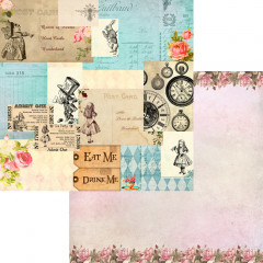 Memory Place Alices Tea Party 12x12 Paper Pack