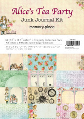 Memory Place Alices Tea Party A4 Paper Pack
