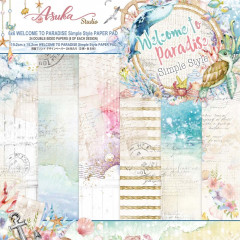 Memory Place Welcome to Paradise Simple Style 6x6 Paper Pack