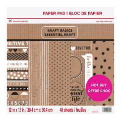 Kraft Basics 12x12 Paper Pad