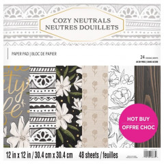 Cozy Neutrals 12x12 Paper Pad