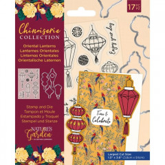 Clear Stamps and Die - Chinoiserie Collection Oriental Lanterns