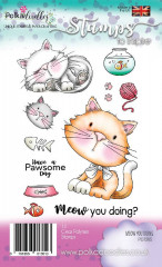 Polkadoodles Clear Stamps - Meow You Doing
