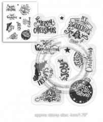 Clear Stamps - Merry Little Christmas Greetings