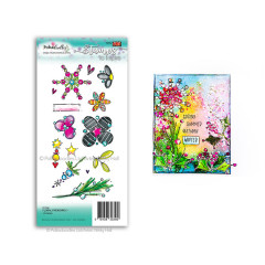Clear Stamps - Floral Fireworks 1