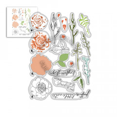 Polkadoodles Clear Stamps - Spring Rose