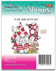 Polkadoodles Clear Stamps - Gnome Matter What