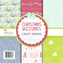 Polkadoodles Christmas Blessings 6x6 Paper Pack
