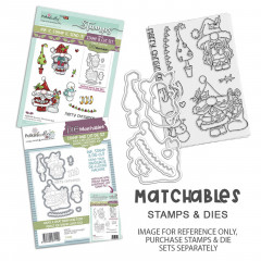 Polkadoodles Clear Stamps - Gnome Christmas Joy