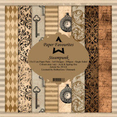 Paper Favourites Steampunk 6x6 Paper Pack