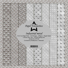 Paper Favourites Industrial Metal 6x6 Paper Pack