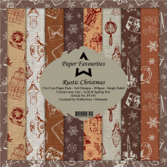 Paper Favourites Rustic Christmas 6x6 Paper Pack