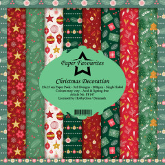 Paper Favourites Christmas Decoration 6x6 Paper Pack