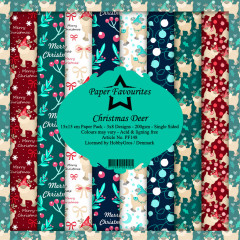 Paper Favourites Christmas Deer 6x6 Paper Pack