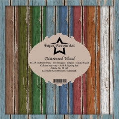 Paper Favourites Distressed Wood 6x6 Paper Pack