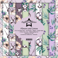 Paper Favourites Flowers and Cotton 6x6 Paper Pack