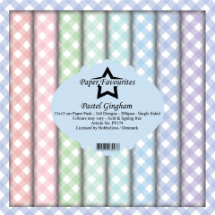 Paper Favourites Pastel Gingham 6x6 Paper Pack