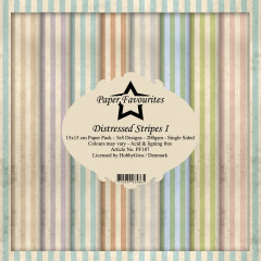 Paper Favourites Distressed Stripes I 6x6 Paper Pack