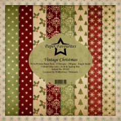 Paper Favourites Vintage Christmas 12x12 Paper Pack