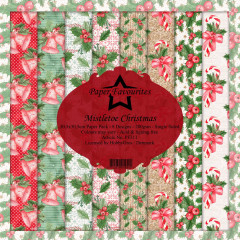 Paper Favourites Mistletoe Christmas 12x12 Paper Pack