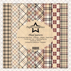 Paper Favourites Plaid Pattern 12x12 Paper Pack