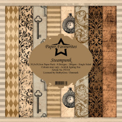 Paper Favourites Steampunk 12x12 Paper Pack
