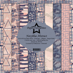 Paper Favourites Navyblue Abstract 12x12 Paper Pack