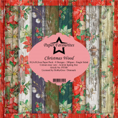 Paper Favourites Christmas Wood 12x12 Paper Pack
