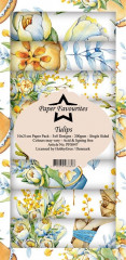 Paper Favourites Tulips Slim Paper Pack