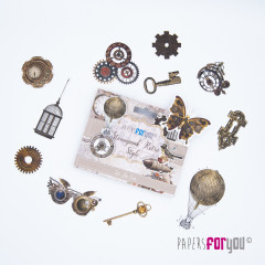 Papers for You Die-Cuts - Steampunk Retro Style