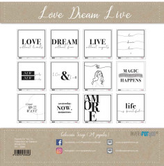 Love Dream Live Mini Scrap Paper Pack