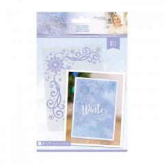 Embossing Folder - Glittering Snowflakes Touch of Winter