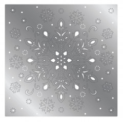 Metal Die - Glittering Snowflakes Frosted Dimension