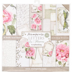 Letters and Flowers 12x12 Paper Pack