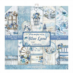 Blue Land 12x12 Paper Pack