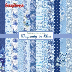 Rhapsody in Blue 6x6 Paper Collection
